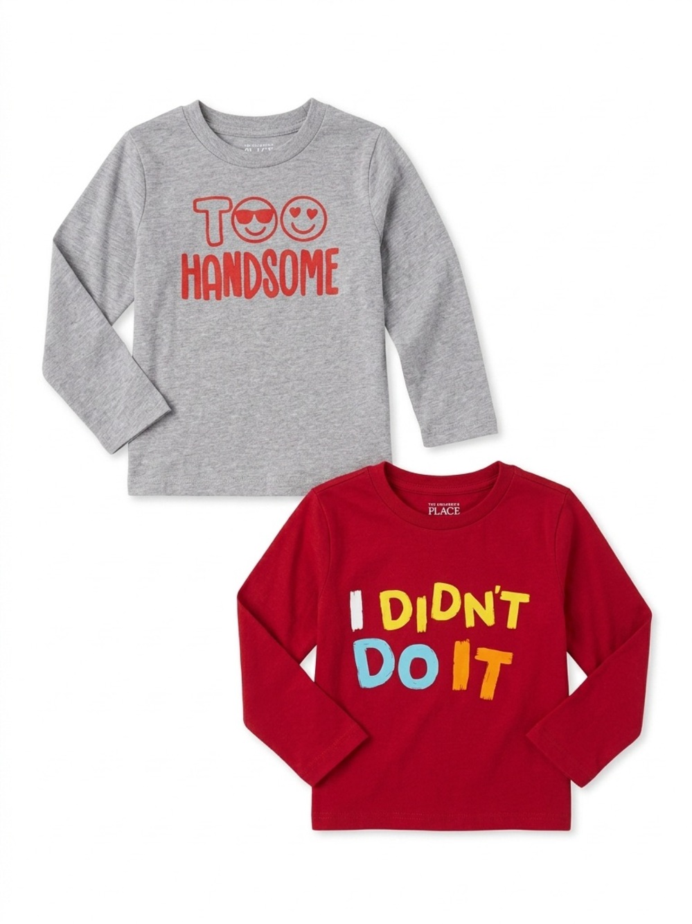 NWOT Children's Place Lot x 2 Long Sleeve Tees Size 3